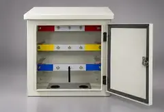 EV Charging Feeder Pillar (315A & 630A Heavy-Duty) - Fiber Opti Ink (High-Impact FRP & Powder-Coated Metal Feeder Pillars & Power) manufactured by fiberindia Mumbai